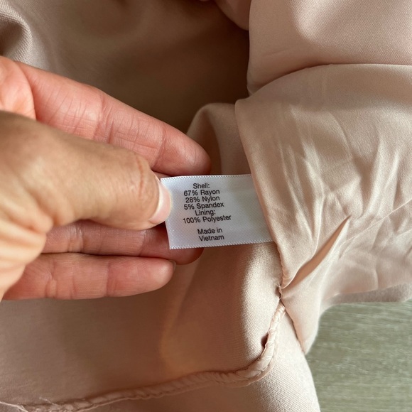 Lane Bryant The Bryant Blazer One-Button Pale Pink Career Classic Blazer Sz 20 - Picture 7 of 10